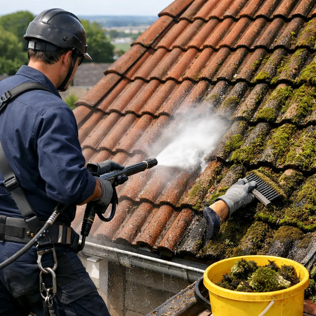 SURY RÉNOVATIONS - Nettoyage et démoussage de toiture